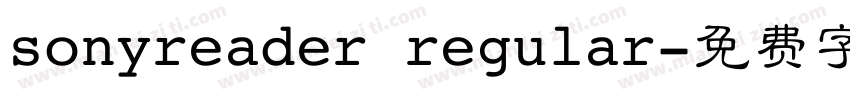 sonyreader regular字体转换